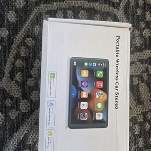 Portable Wireless Car Stereo - Black